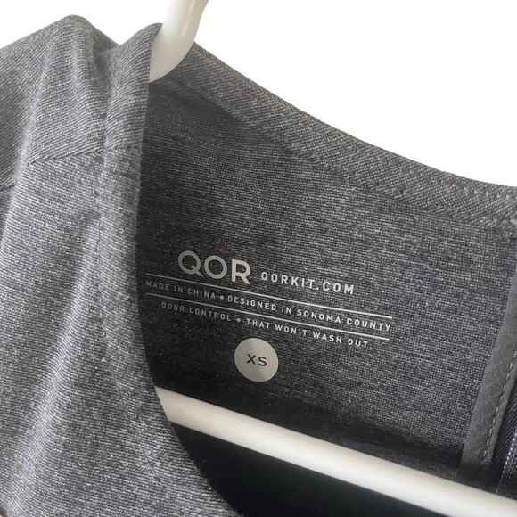 QOR Ponte Sheath Dress Womens XS Heather Gray Sleeveless Simple Basic Classic - Picture 4 of 10